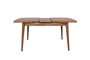 Hanah Home Inci 1141 Mesa de comedor extensible Nogal